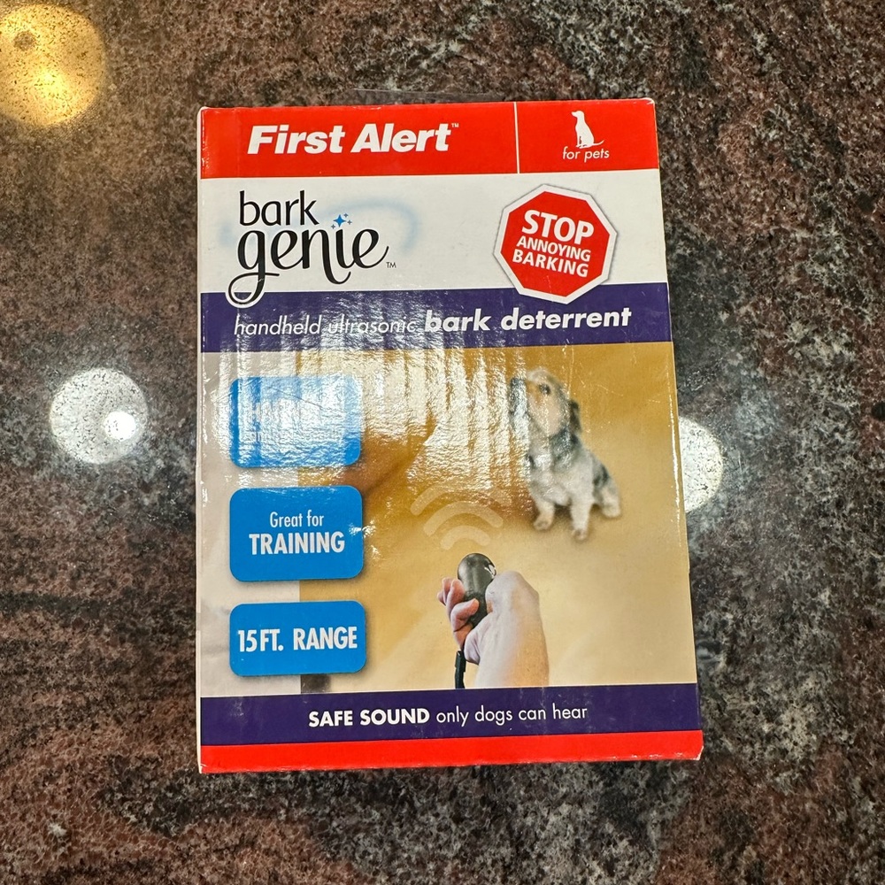 New in box First Alert Bark Genie